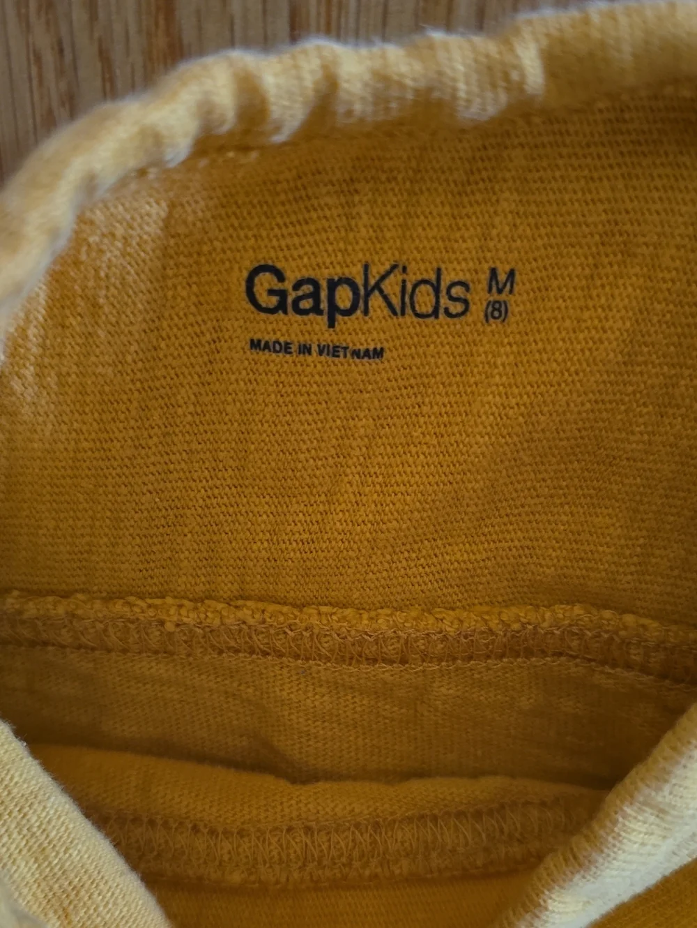 GAP Mustard Yellow Racing Garage Custom Cycles Long-Sleeve Tee